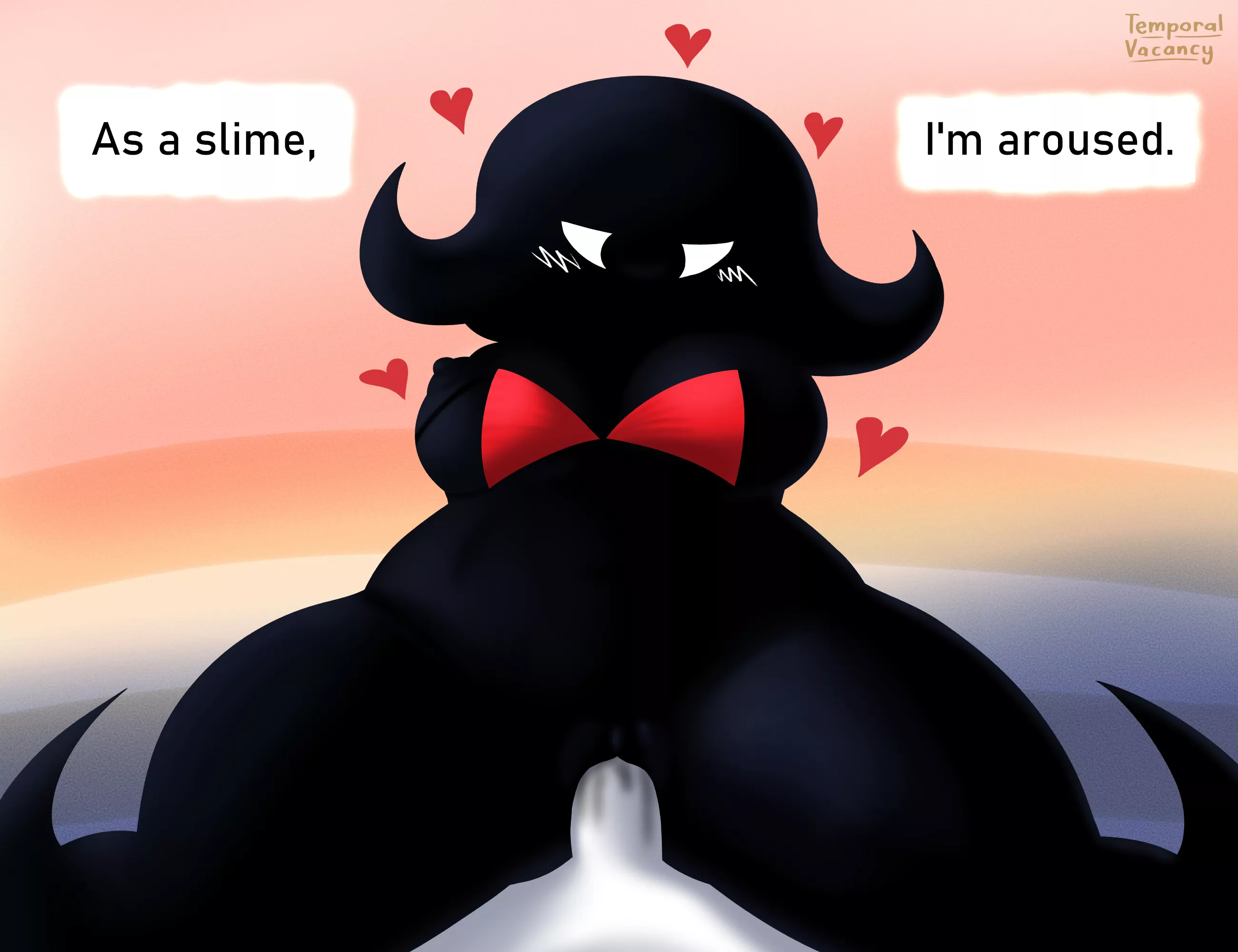 [Shambling Mass] As a slime... (OC) posted by TemporalVacancy