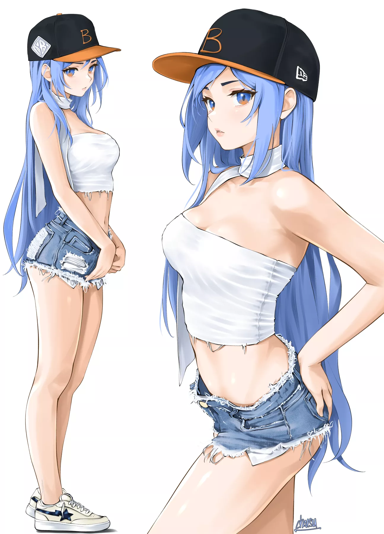 White Tip & Denim [Original] posted by ArmorXIII