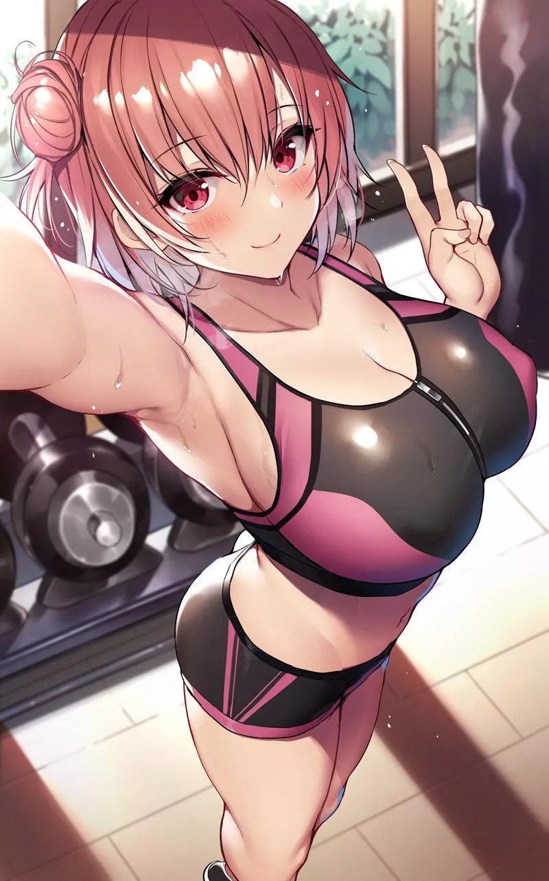 Workout paying off [My Teen Romantic Comedy Snafu] posted by NotSuitedForWoona