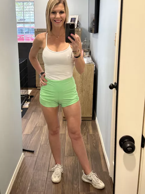 40 might be to old to show off this much cameltoe by fitnesswife1983