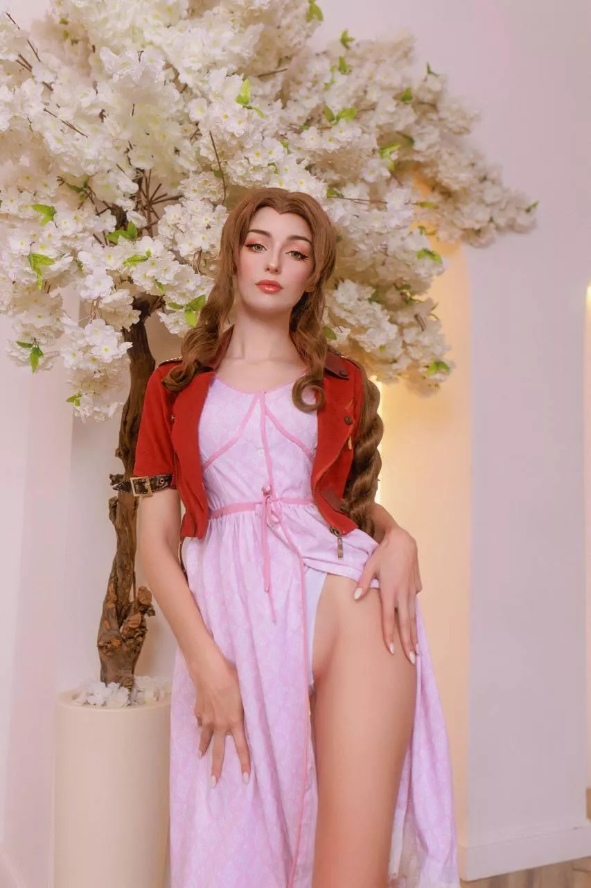 Aerith from Final Fantasy by Axilirator posted by Axilirator_Cosplay