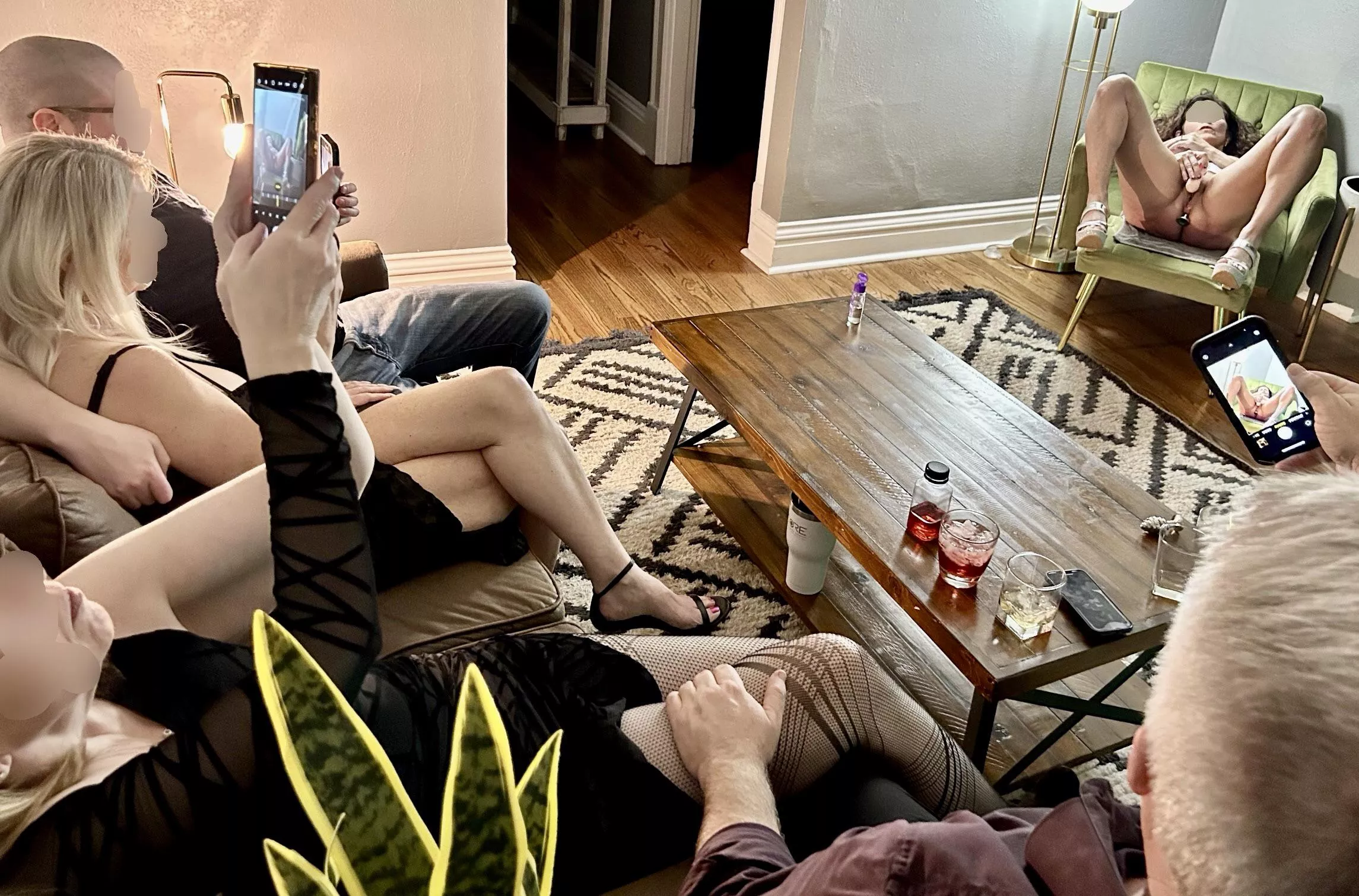 Annie (wife, 55) put on a show for our guests… posted by AnnieplusMrA