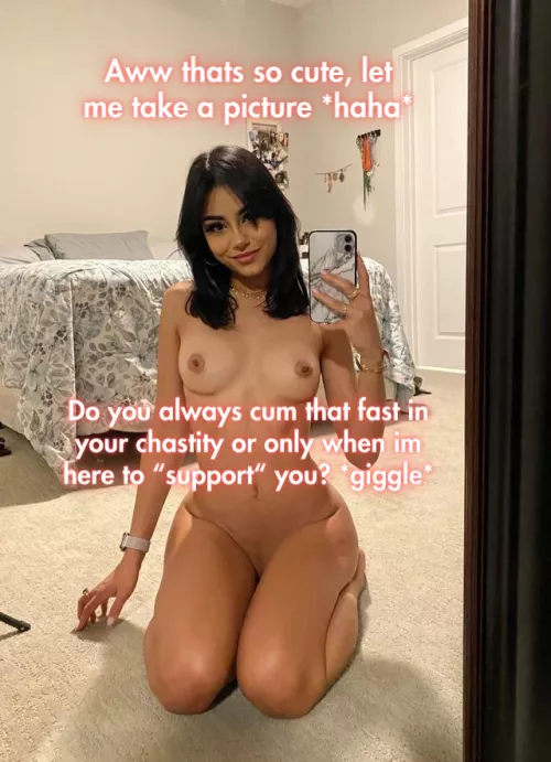 Aww baby that's cute, let me take a picture <3 by SteveTheSimp_