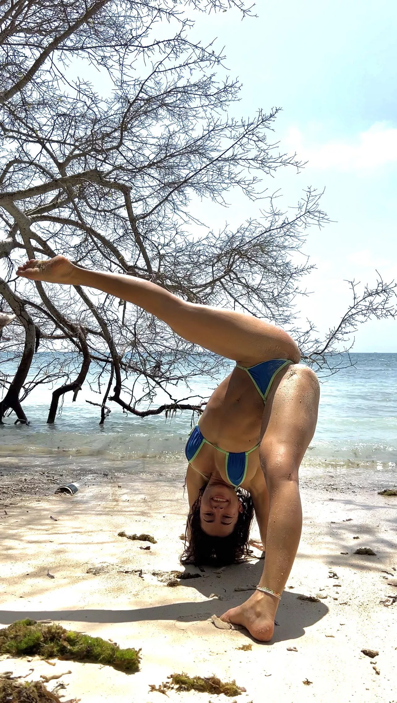 Do you like my Blue bikini ?  posted by yogicathh