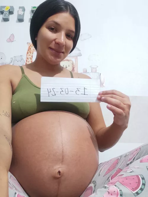 Do you want to see nudes of this 8 month pregnant woman 👿🔥😘 by seri1111