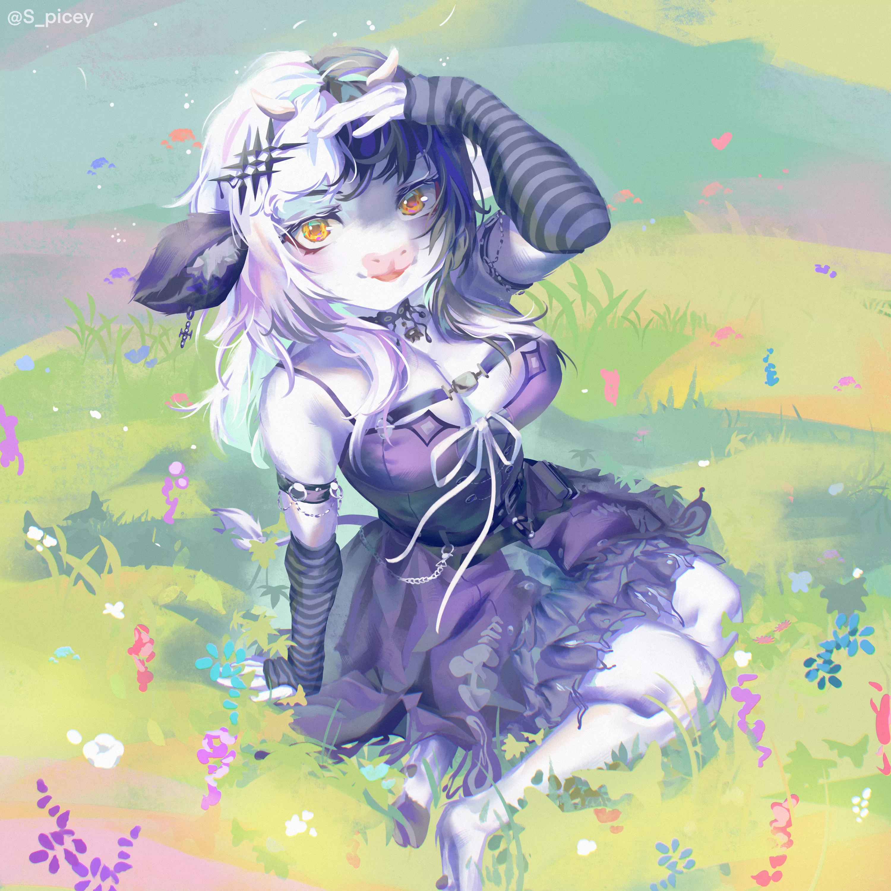 Feeling proud of this one! maybe I should do more furry art?? (art by me) posted by ActuallySpicey