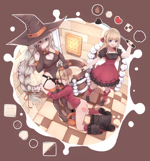 Giving him a sweet treat by SoManyCookies