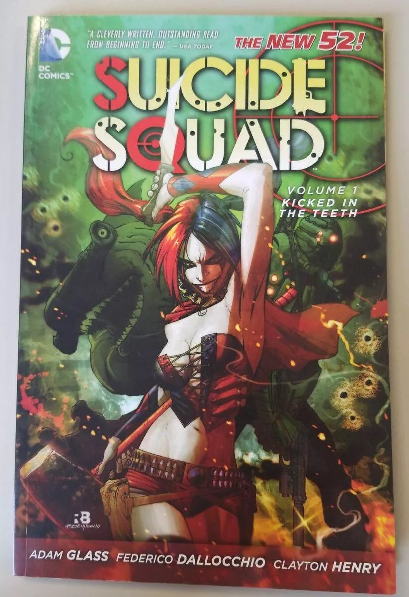 Harley Quinn on the cover [Suicide Squad Kicked in the Teeth] posted by FrenchJoel
