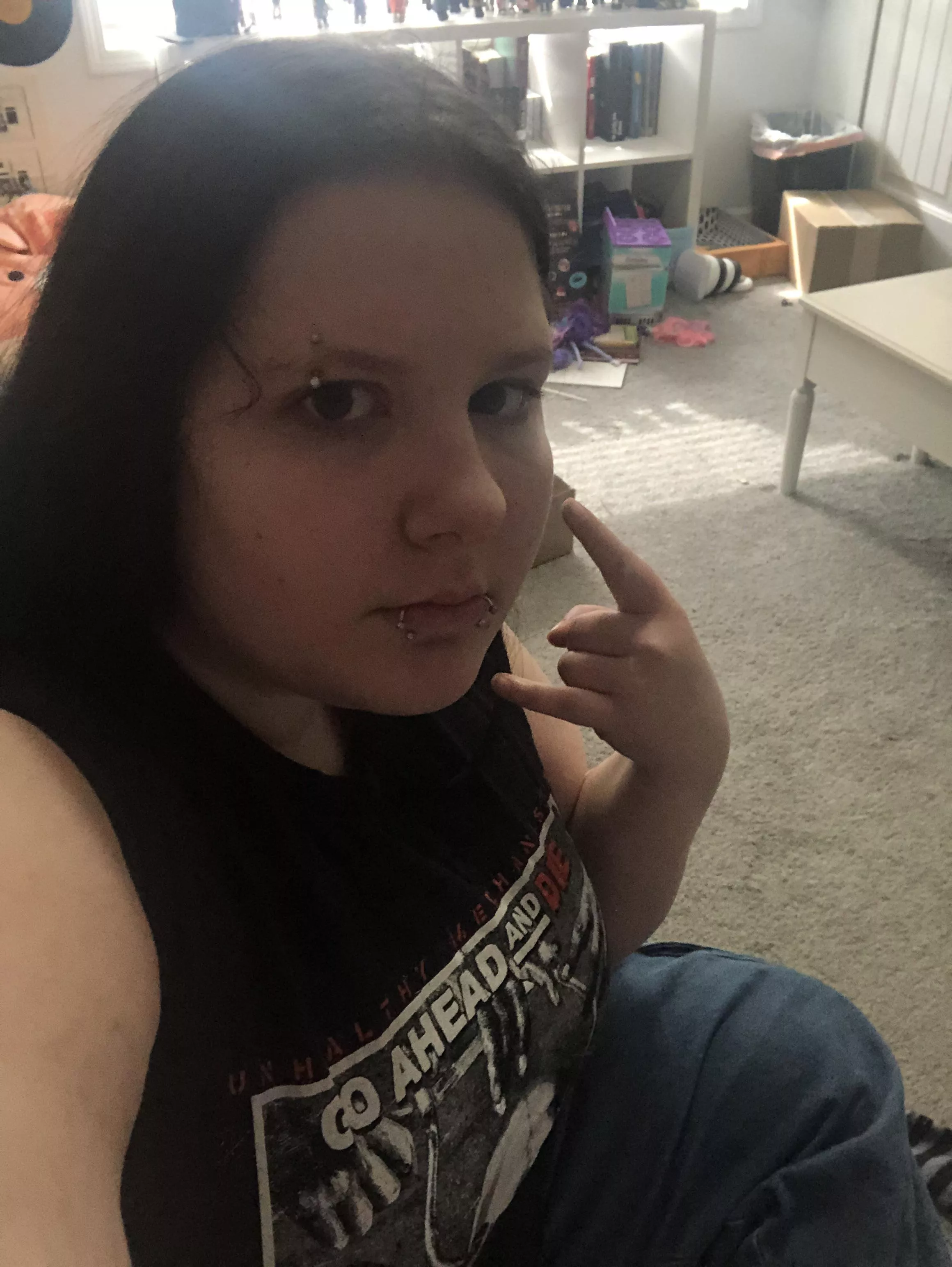 Have you ever seen a diapered metalhead chick? posted by Pinkytron18