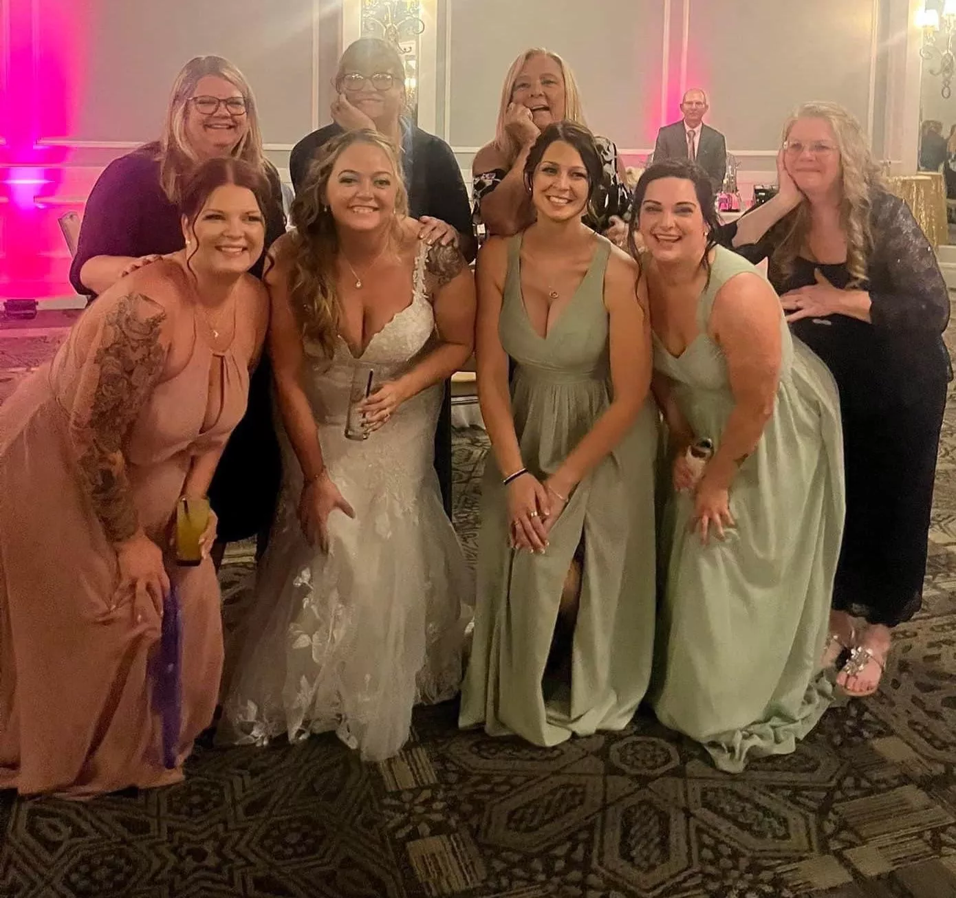 I can’t believe my friend let us bridesmaids wear low cut dresses posted by JessicaTheSwapper