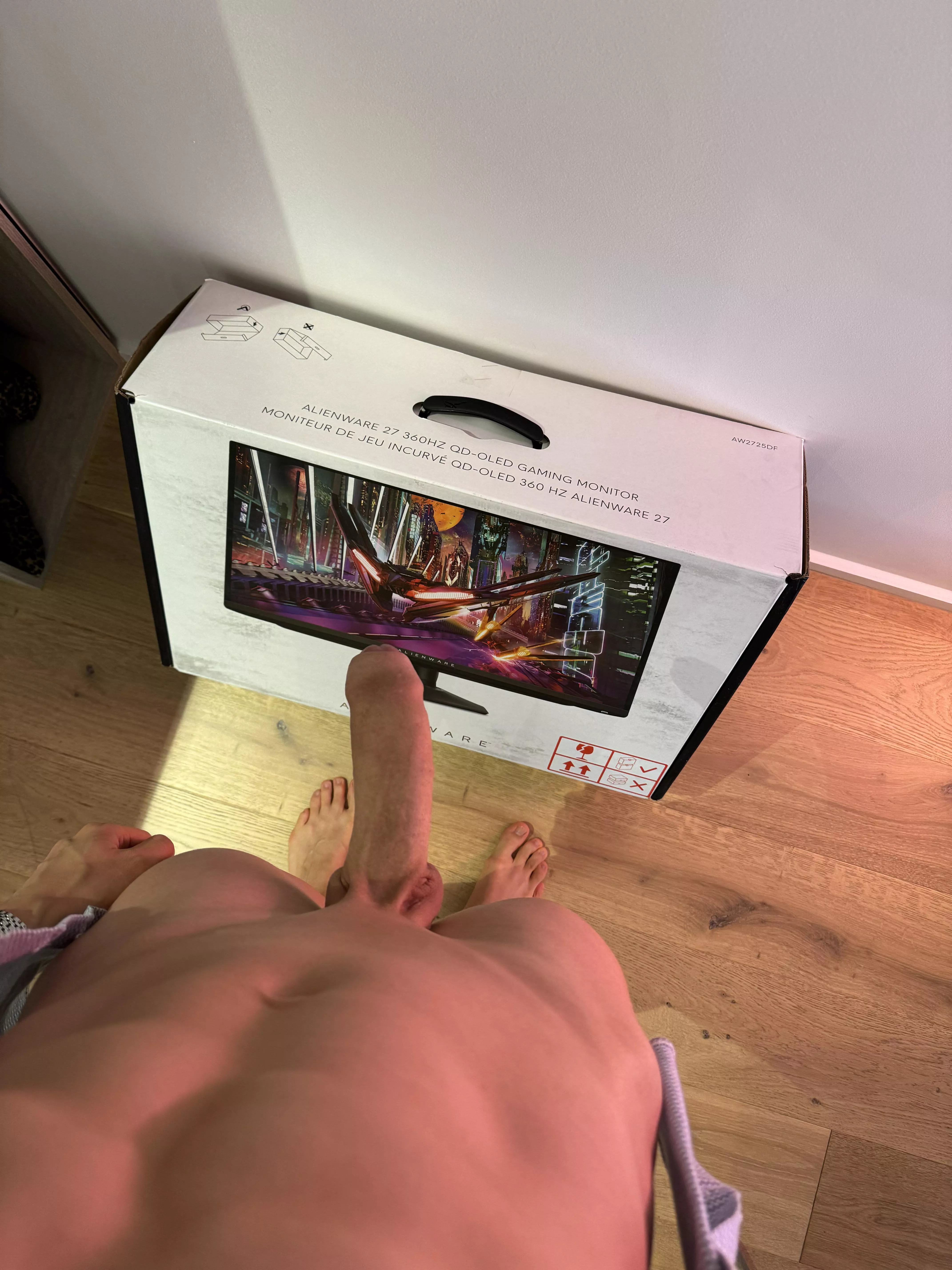 New monitor! So hyped. posted by nude_for_reddit