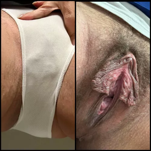 Panties can’t hide them 🦋 by discretemilf