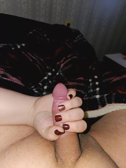 Showing off my new nails 😊 wrapped around a dick of course lol by chubbycpl33