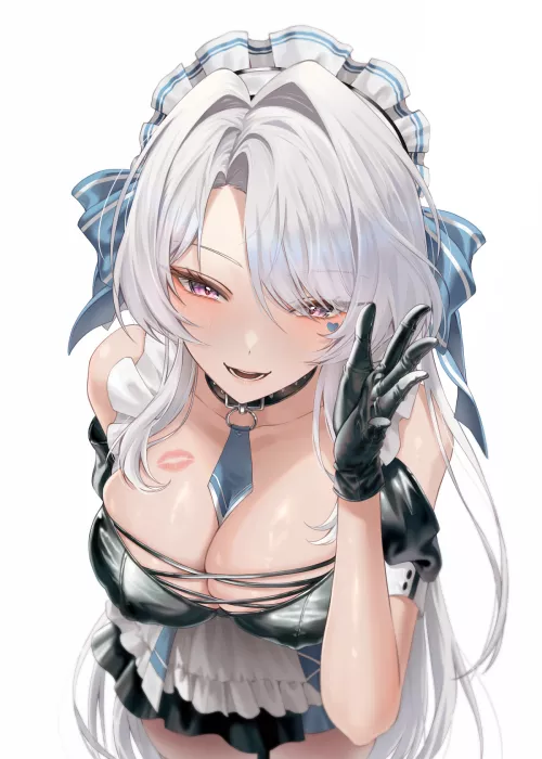 Silver-Haired Maid  by CheetahSperm18