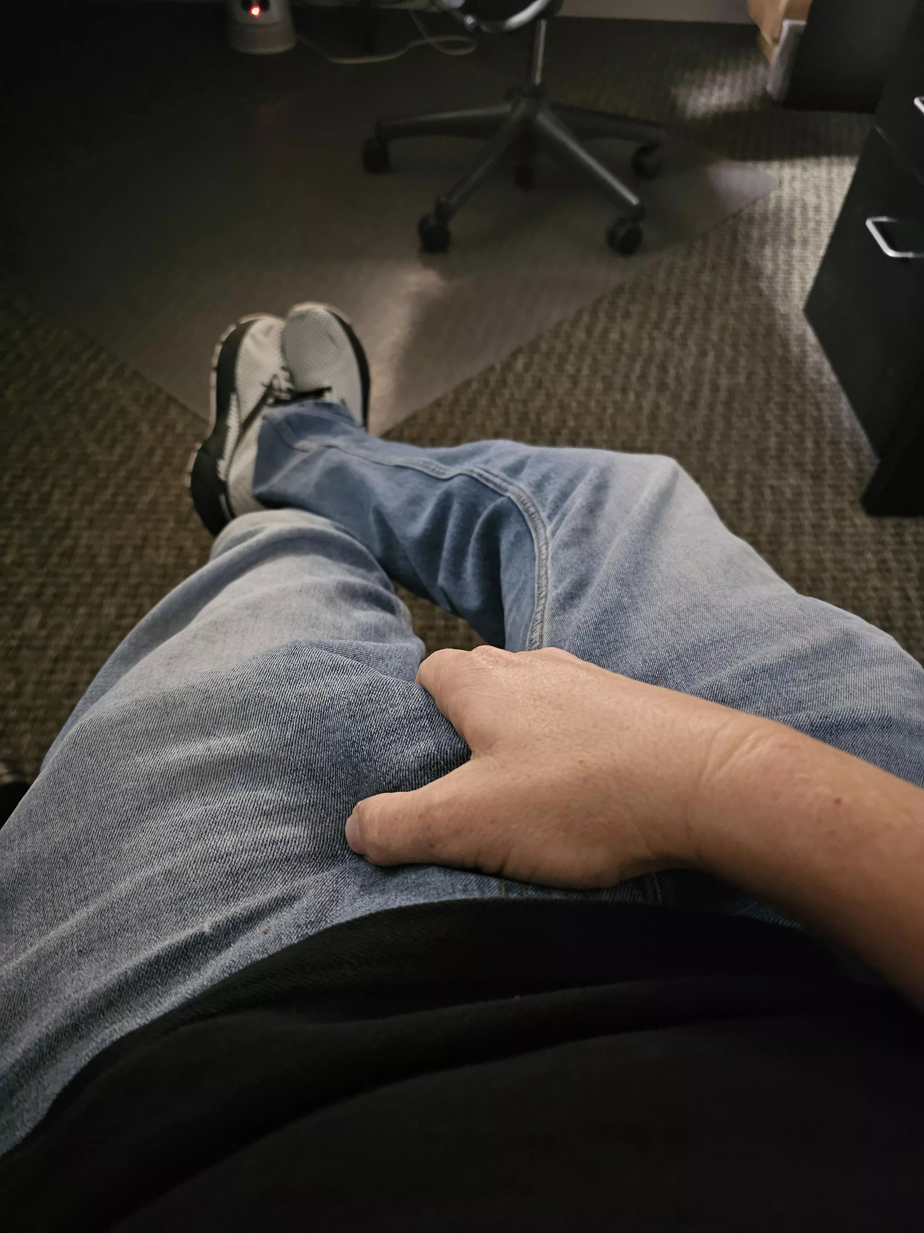 Sitting in a coworkers office scrolling through Reddit posted by Jasonaskme