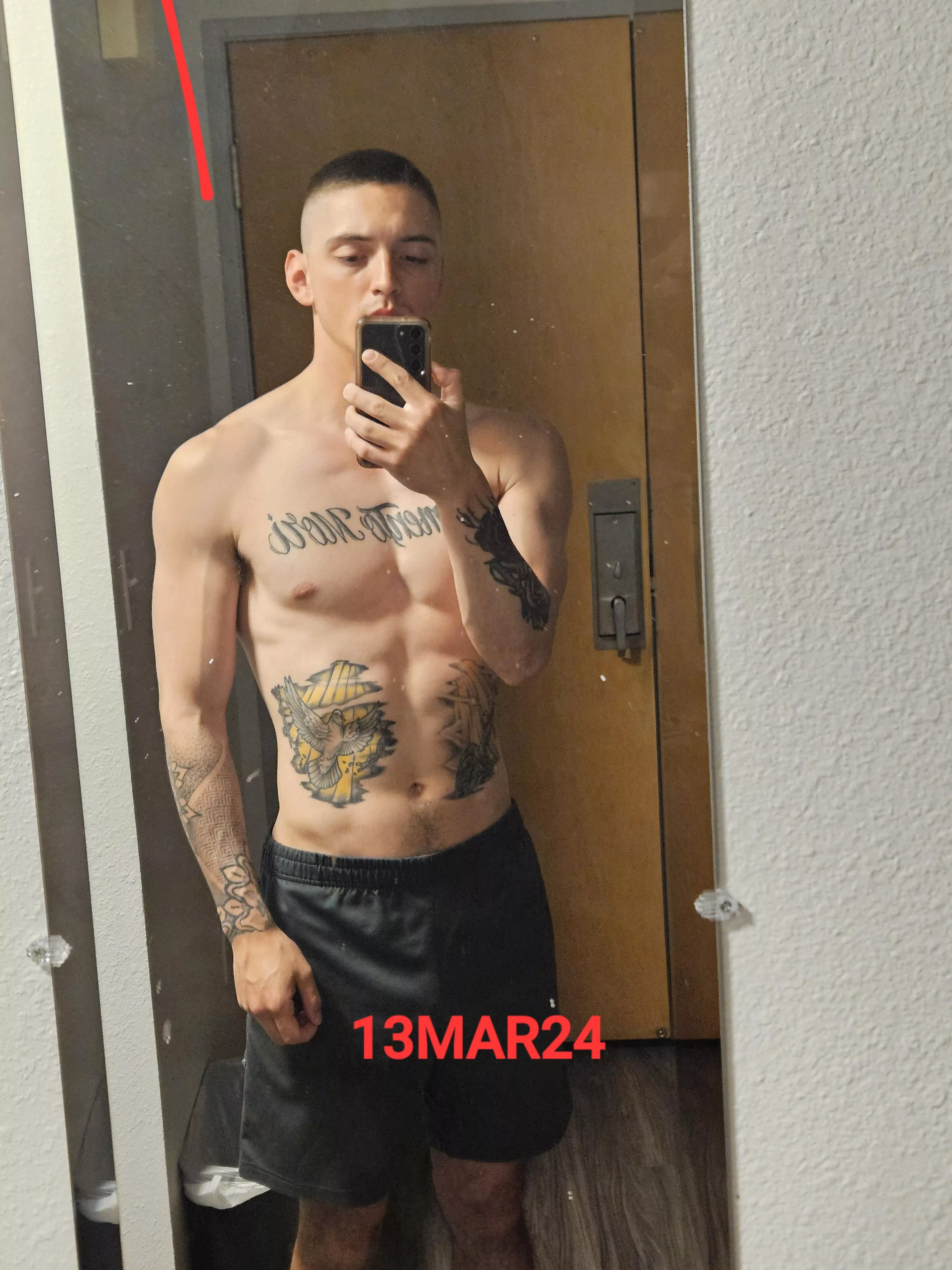 Started taking progress photos for my fitness/gym journey. posted by MagicHellion