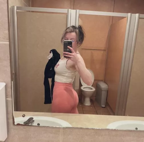 Sweaty post workout pic …. Would you still fuck me is I’m covered in sweat after the gym?  by Clarabella_Leo