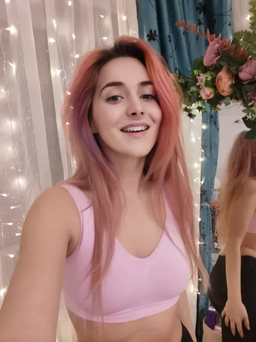 This pink sport bra is one of my favorite  by miremi137