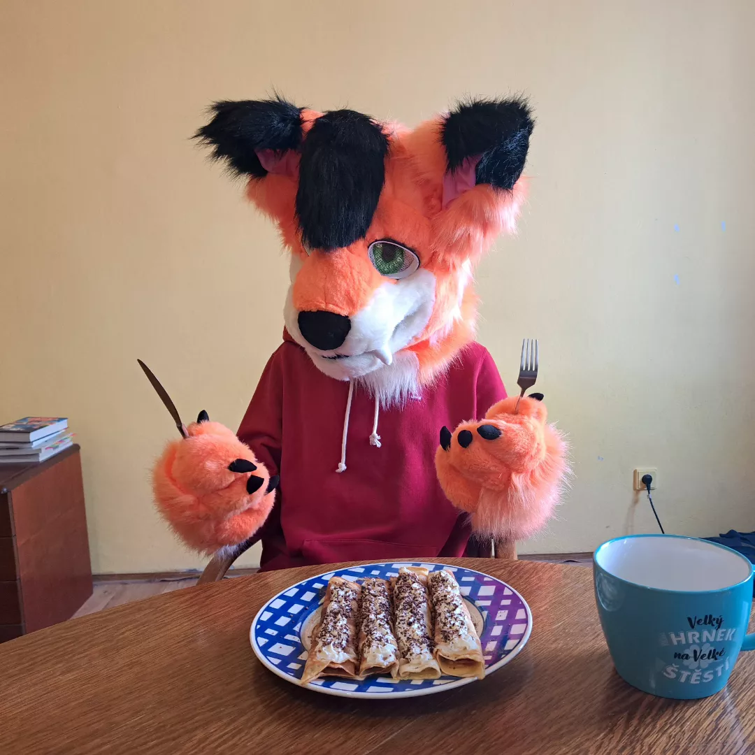 Wanna share pancakes with me? posted by Vector_Vlk