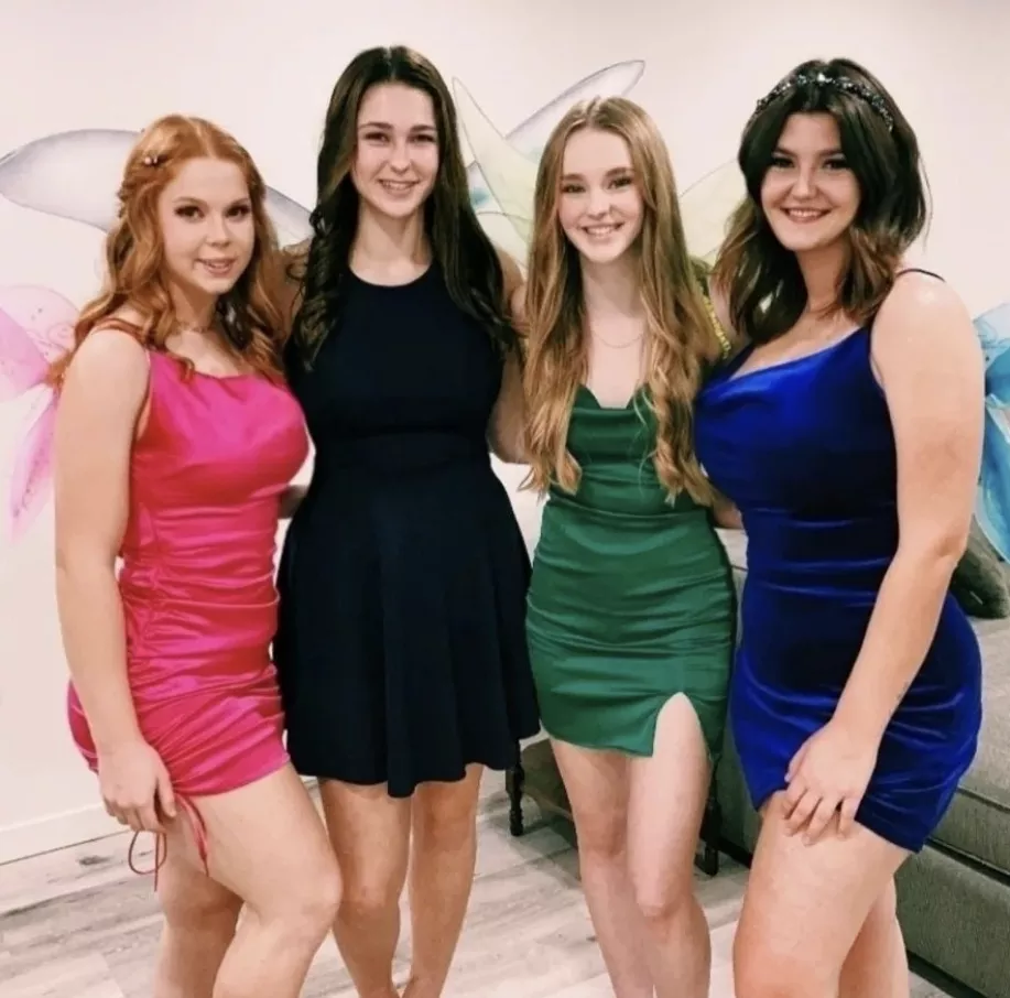 Who wears their tight dress better? posted by Yourpervfriend