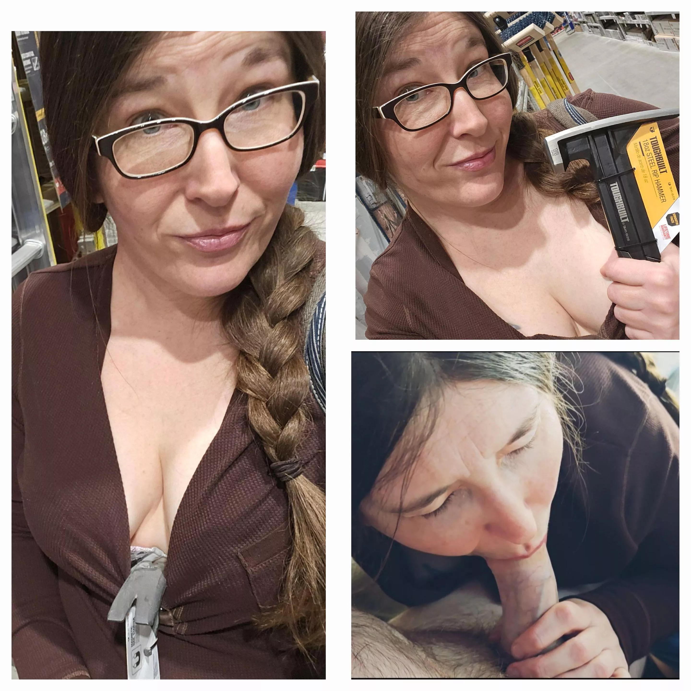 Yesterday morning I went to Lowe's to get a tool and ended up taking a different kind of tool in the van as a bonus. posted by anniehomeschool