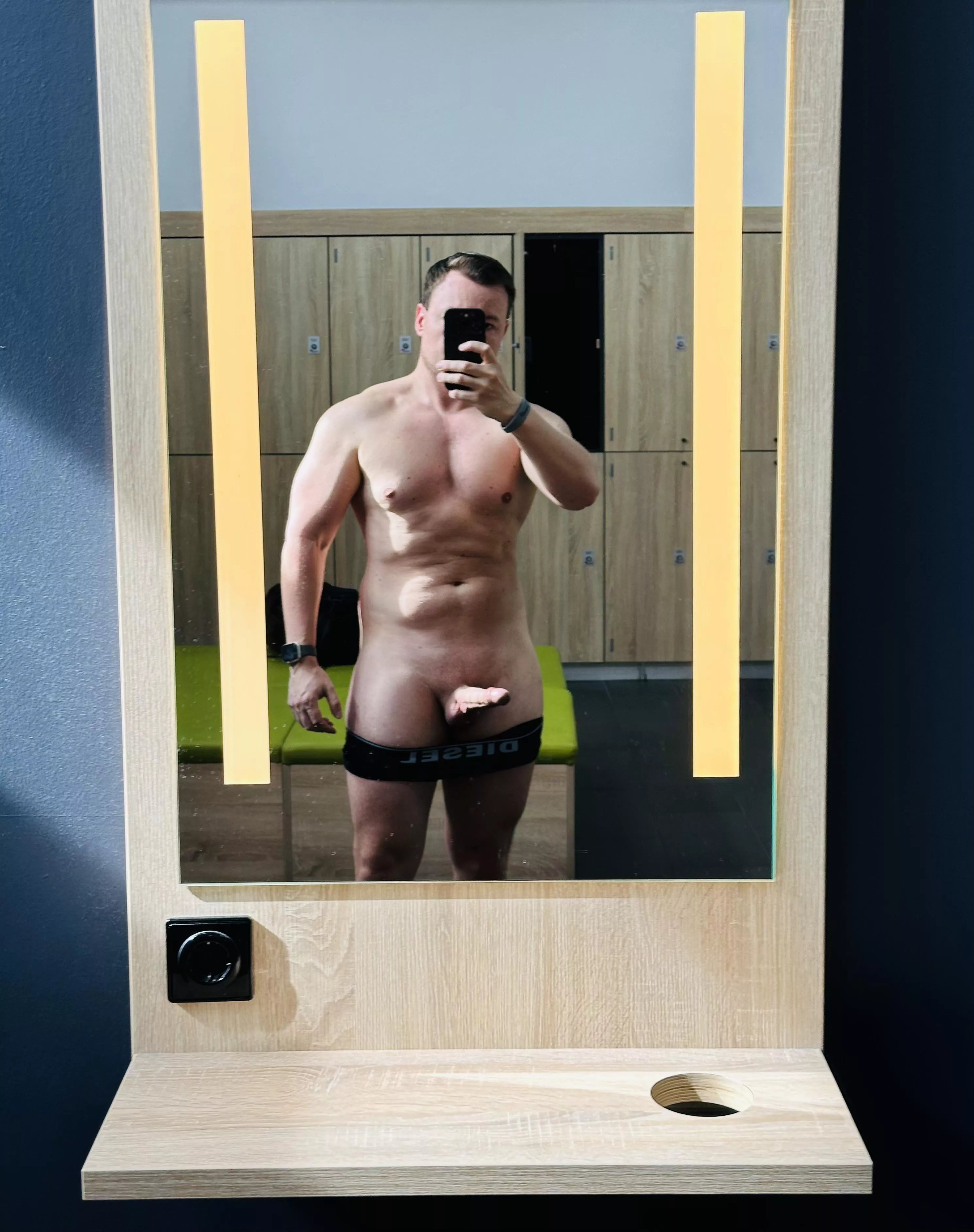 You should visit the men’s locker room. Maybe you’ll see a hard surprise like (m)ine 😮‍💨  posted by germangonewild69