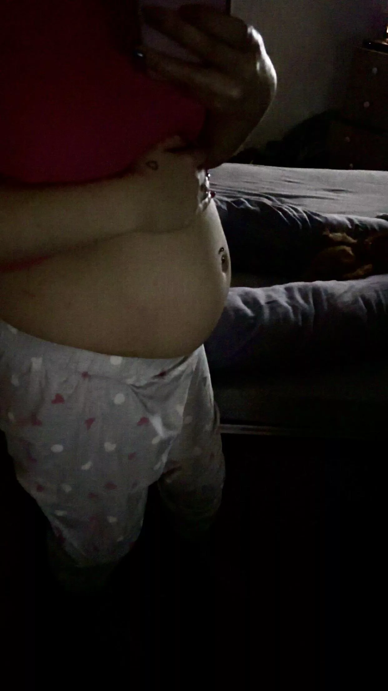 14 weeks pregnant, who wants to rub some oil on me? posted by WorldlinessOne4650