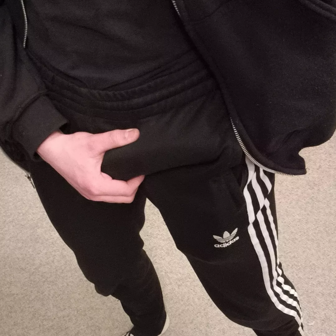 Big black bulge for a big white cock. posted by Ok_Counter_577