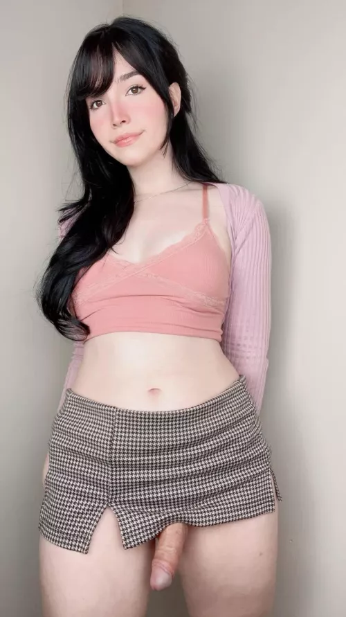 Do you believe my girl cock is the perfect size to fit in your mouth? by ArianaAngelsxo