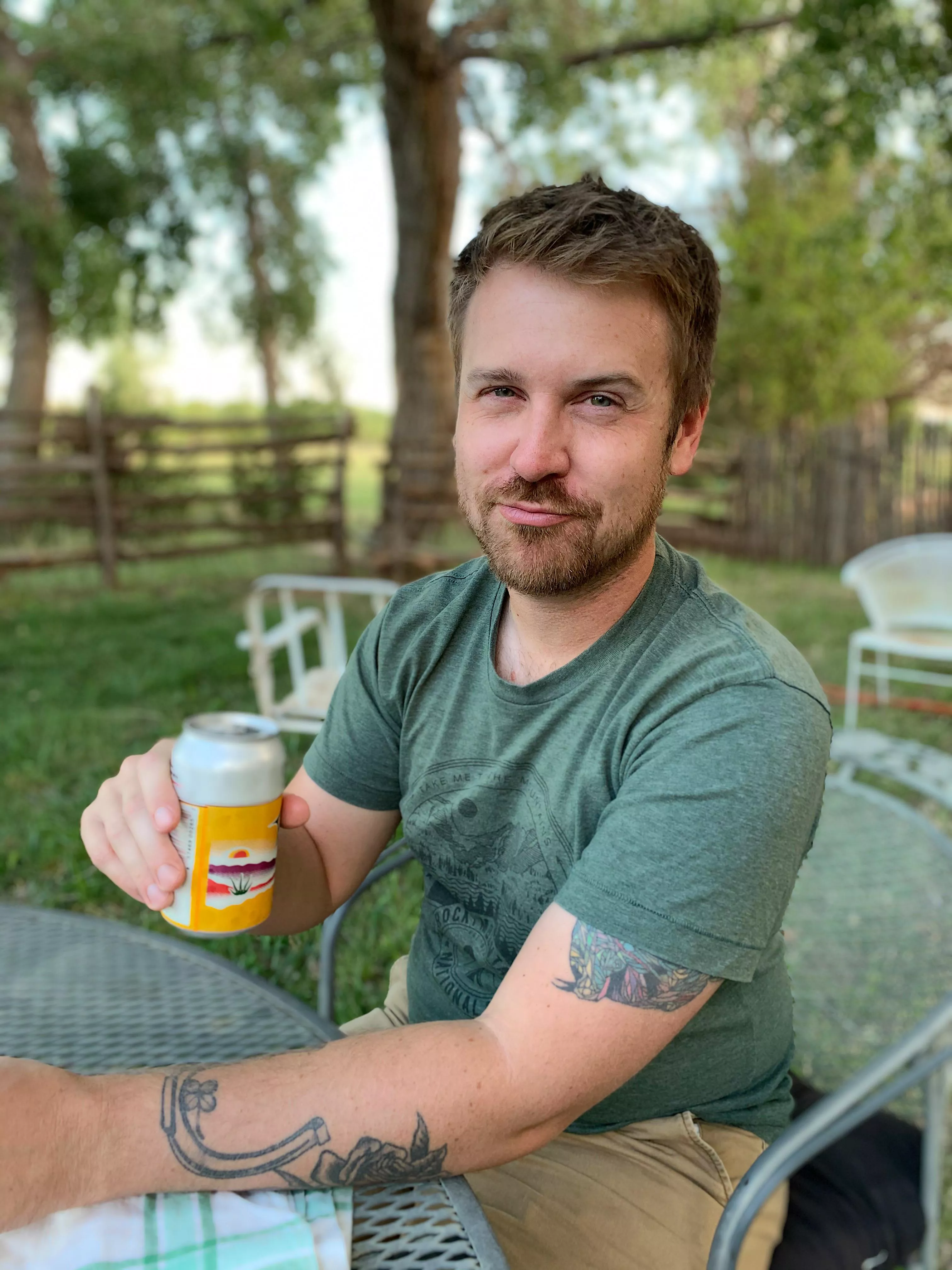 Enjoying a spring day 🍺  posted by back2natureboys
