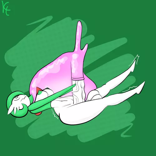 Gardevoir entertaining herself (by me) by Dry_Willingness329