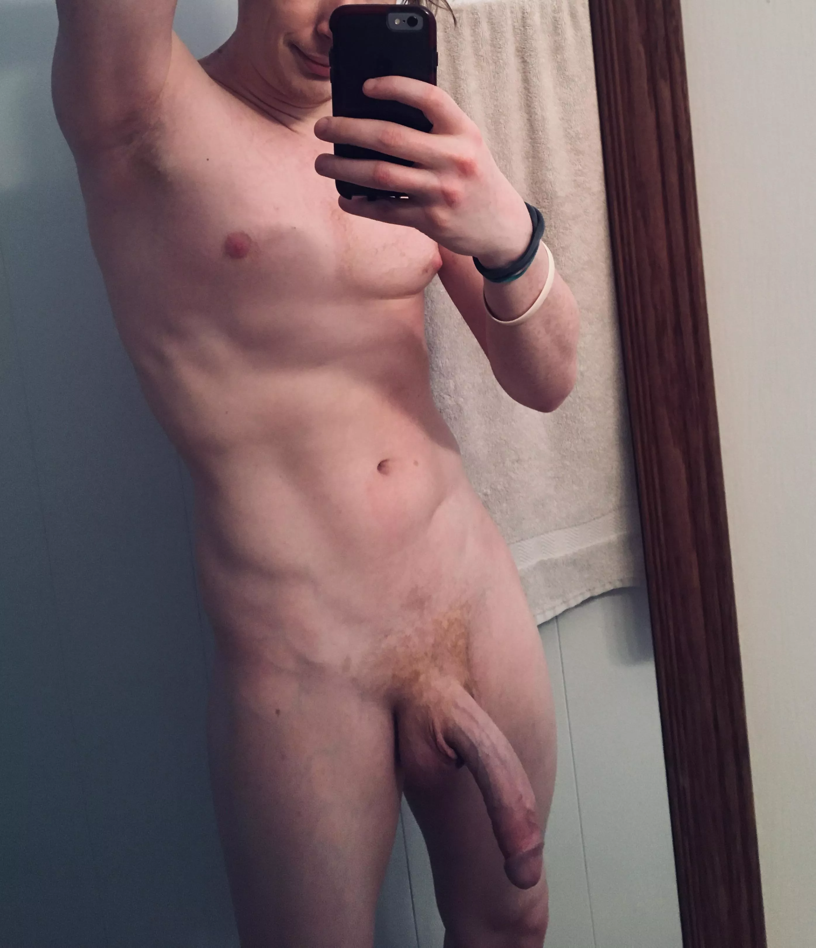 Hold it for me while I take my morning piss. posted by PinkHorseCock4U