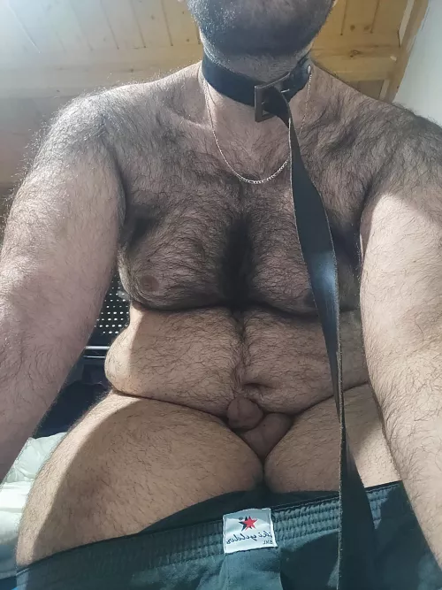 On my knees, collared, eagerly waiting to serve. by bicurious_engineer