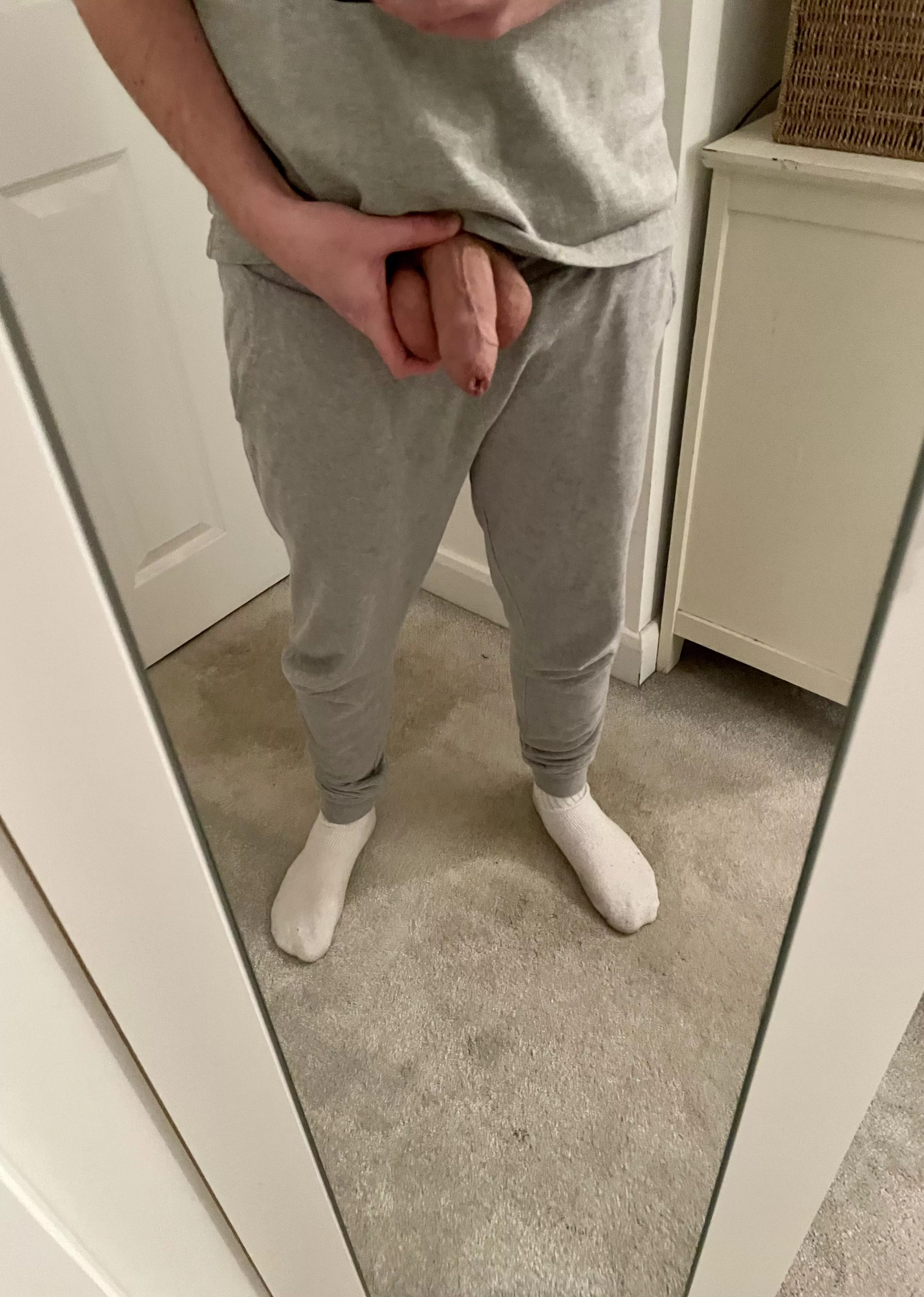POV you asked to see if the bulge in my sweatpants was real posted by Remote_Reputation