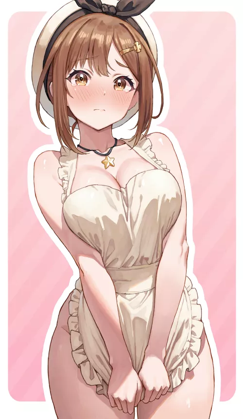 Reisalin in nude apron by RamonRiever