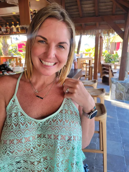 The nipple rings tend to want to make an appearance  by officialbikininicole