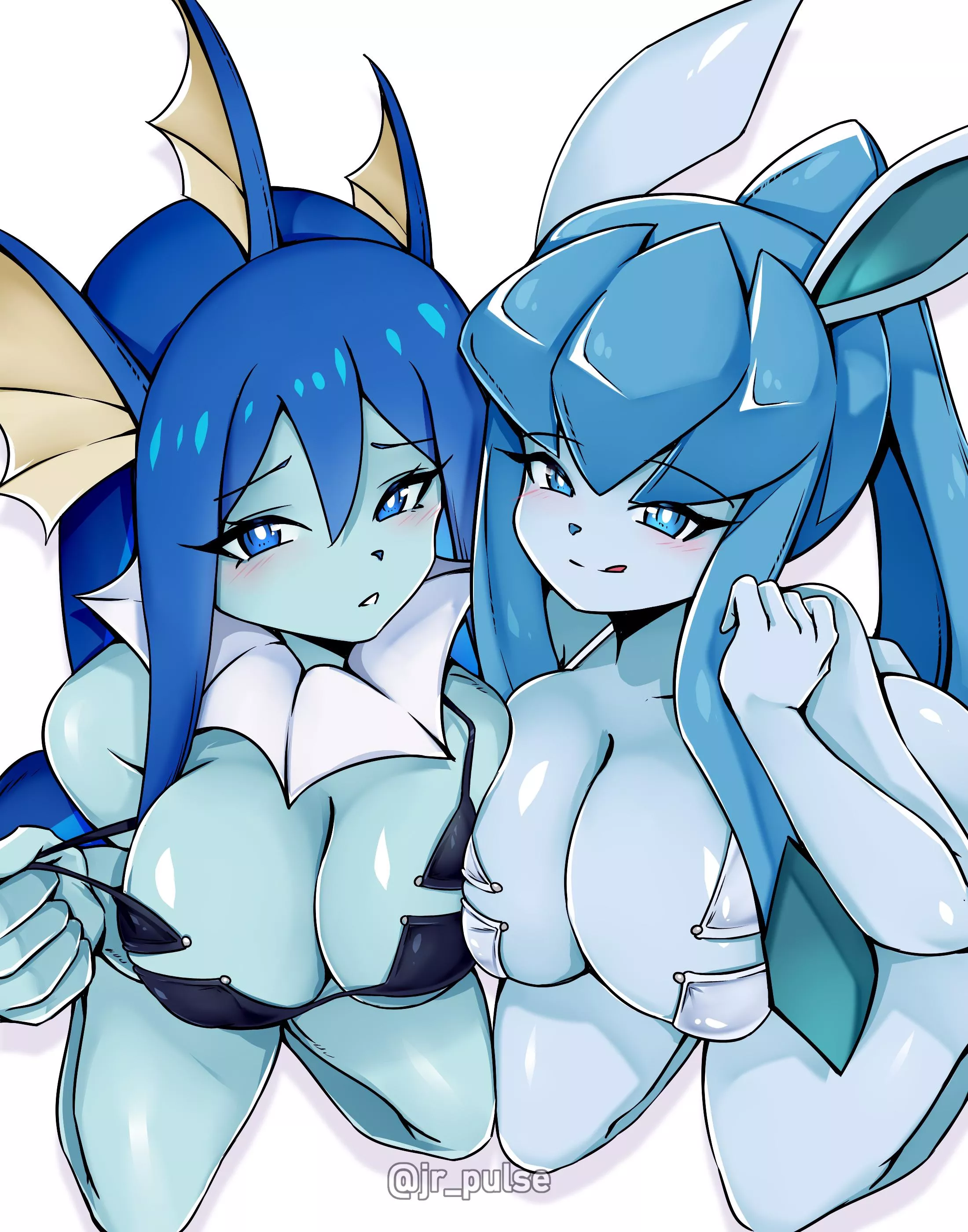 Vaporeon x Glaceon (jr_pulse) [Pokemon] posted by No_Stay_7237