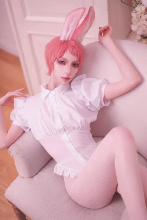 What would you do to this soft pink bunny?~💕 by Takumo_91