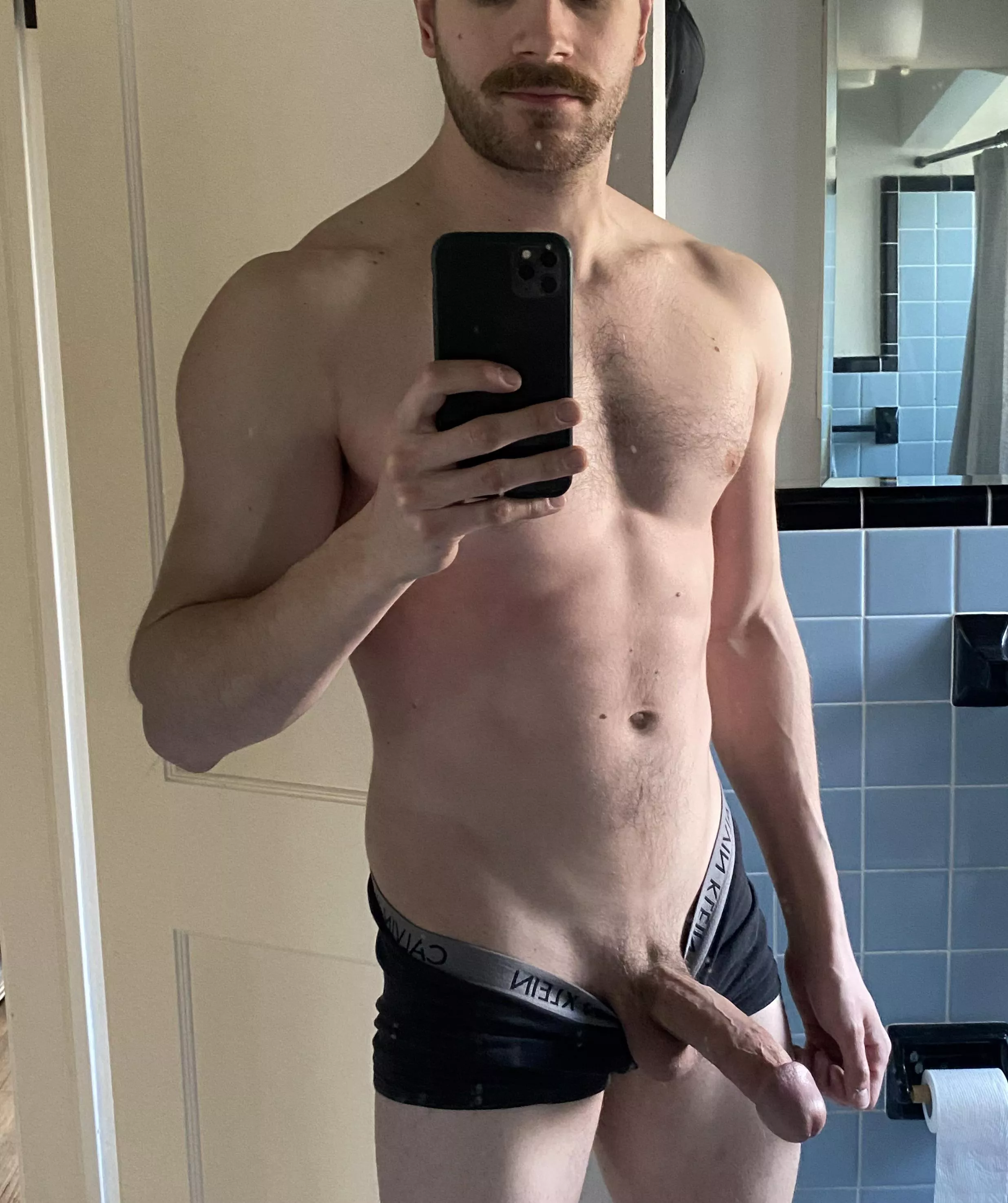 Woke up hard and immediately took this, say good morning 😉 posted by cps994