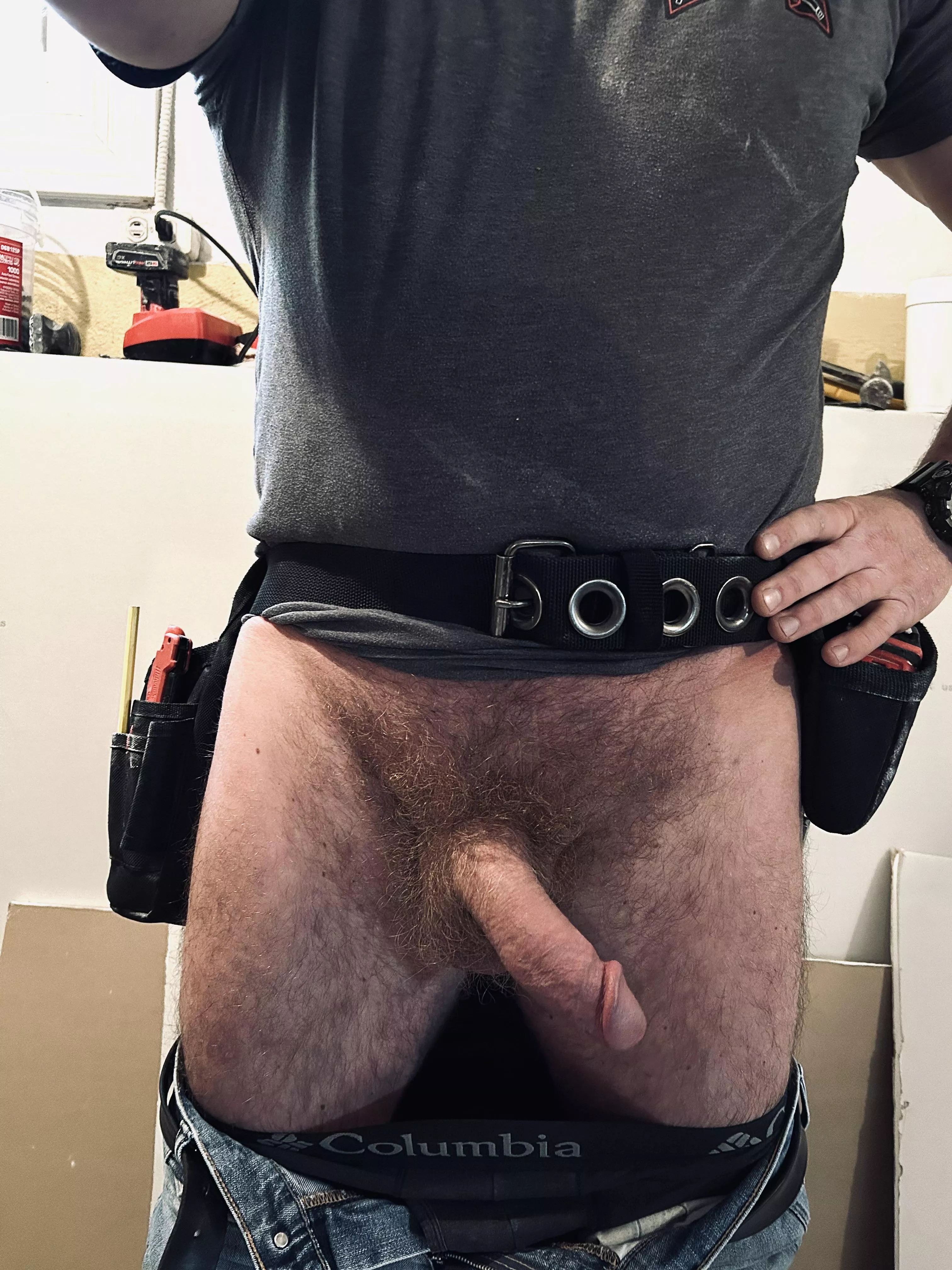 (40) taking a break at the job site posted by fithairydude