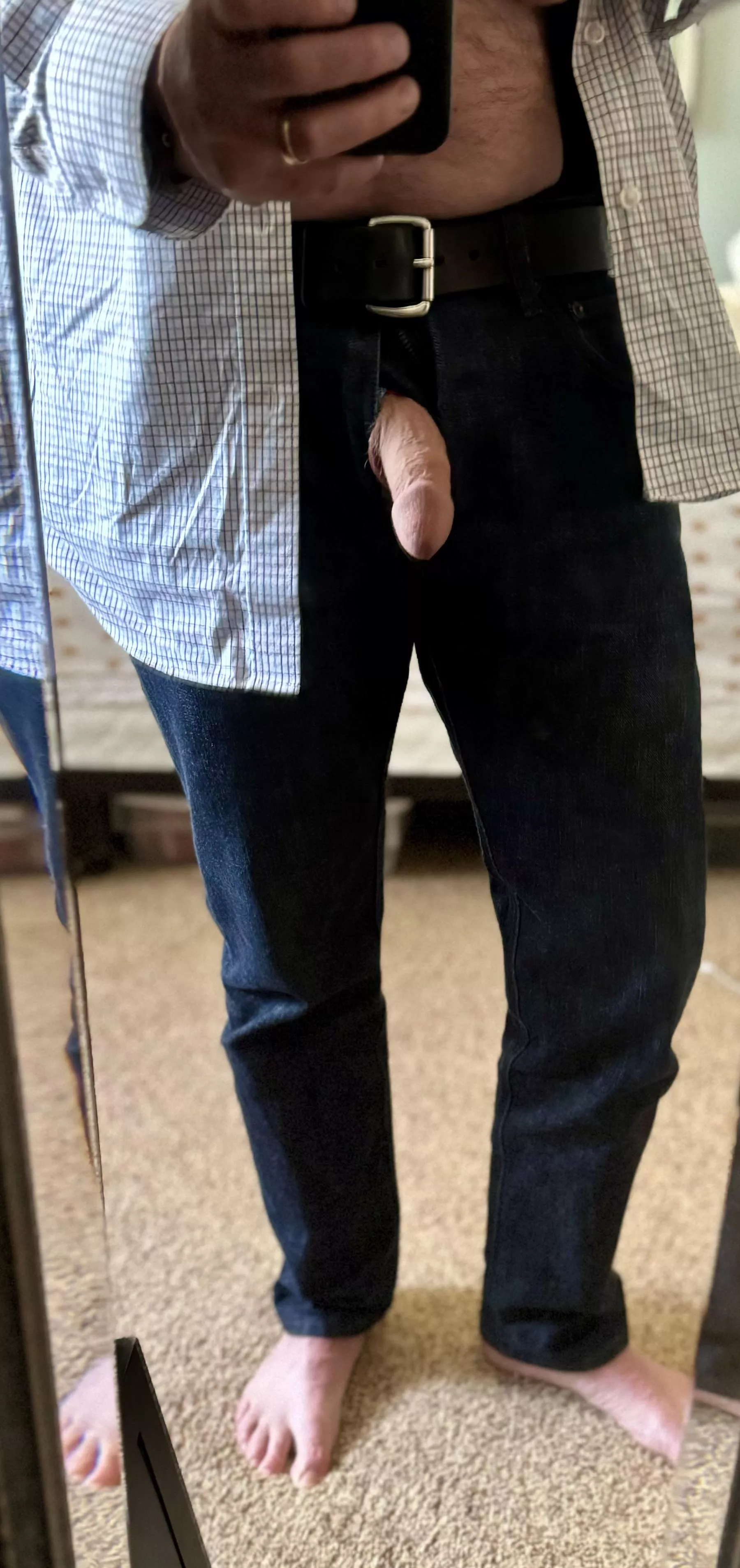 [60] broke out the dress jeans today and broke out of same… posted by funwhenwifesasleep