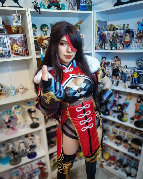 Beidou cosplay by me (mozechii) by Mozechii