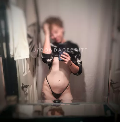 Bratty boi being naughty in someone elses washroom 🤫 by bondagebritt