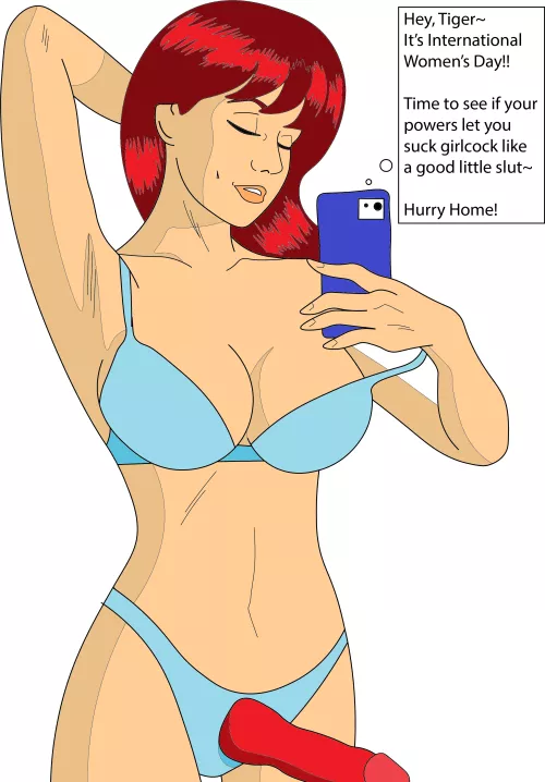 Femdomised MJ. I know I'm late to IWD but I thought 'why not' by sissyforgirlcock