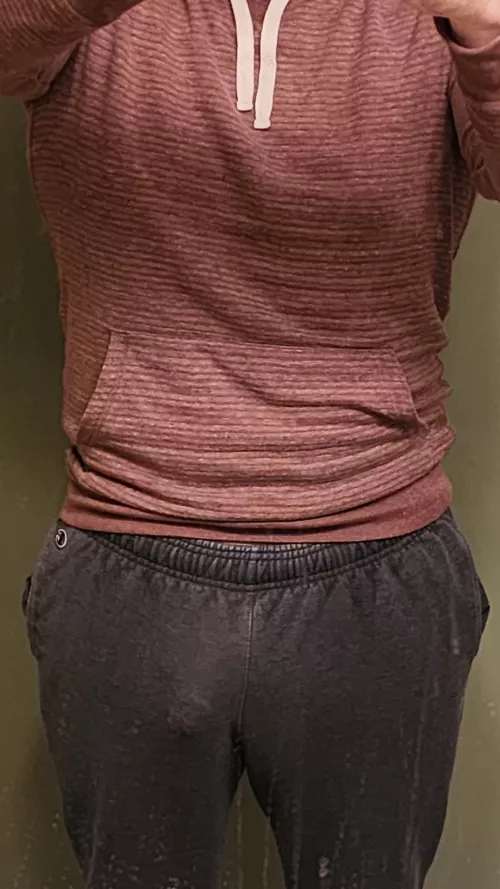 Gray sweatpants season is almost over by BlondeRedHead69