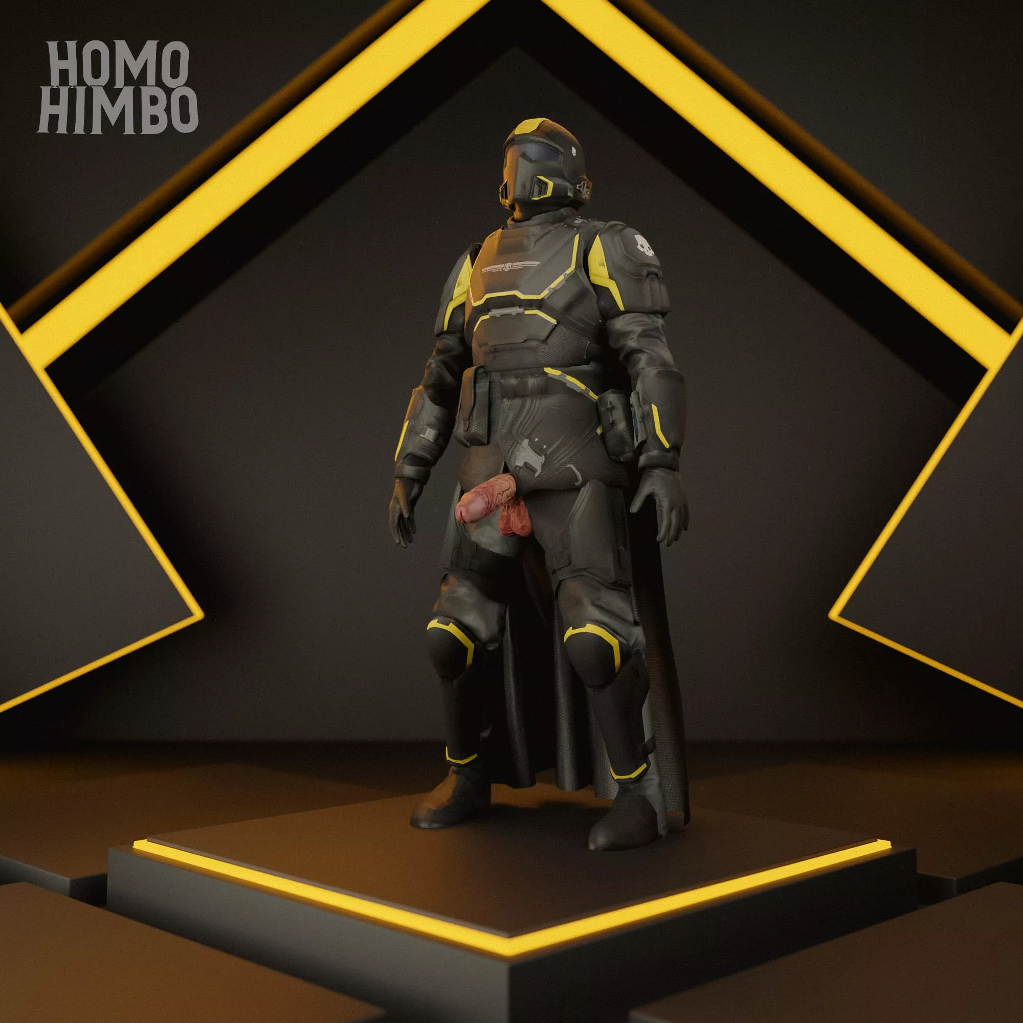 Helldiver, reporting for booty! 😈 (Twitter @homohimbo for more!) posted by homohimbo_