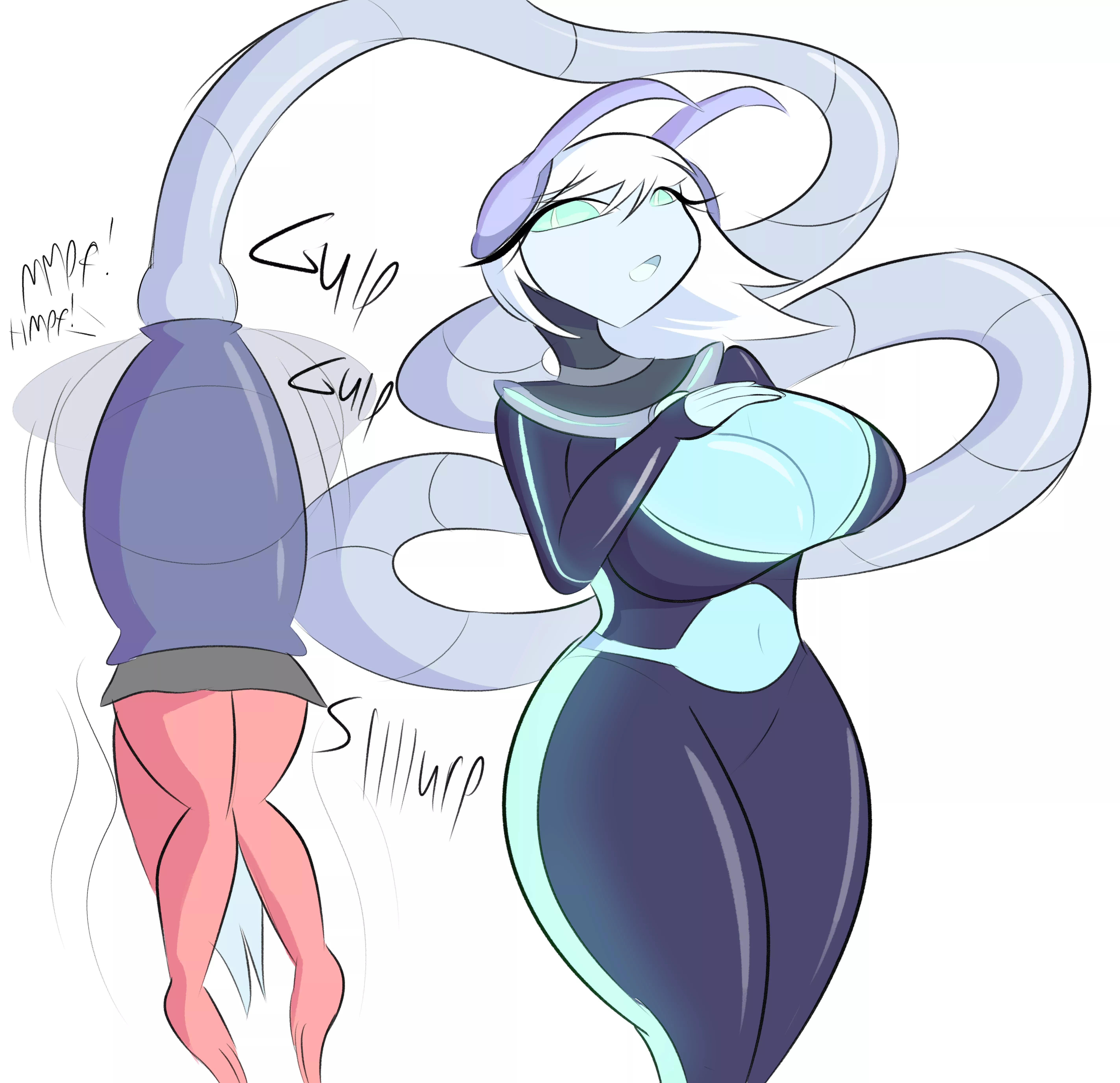 {Image} Xenia, an android with a directive for power and knowledge by swallowing folk (Art by JackMunchy) posted by JackMunchy