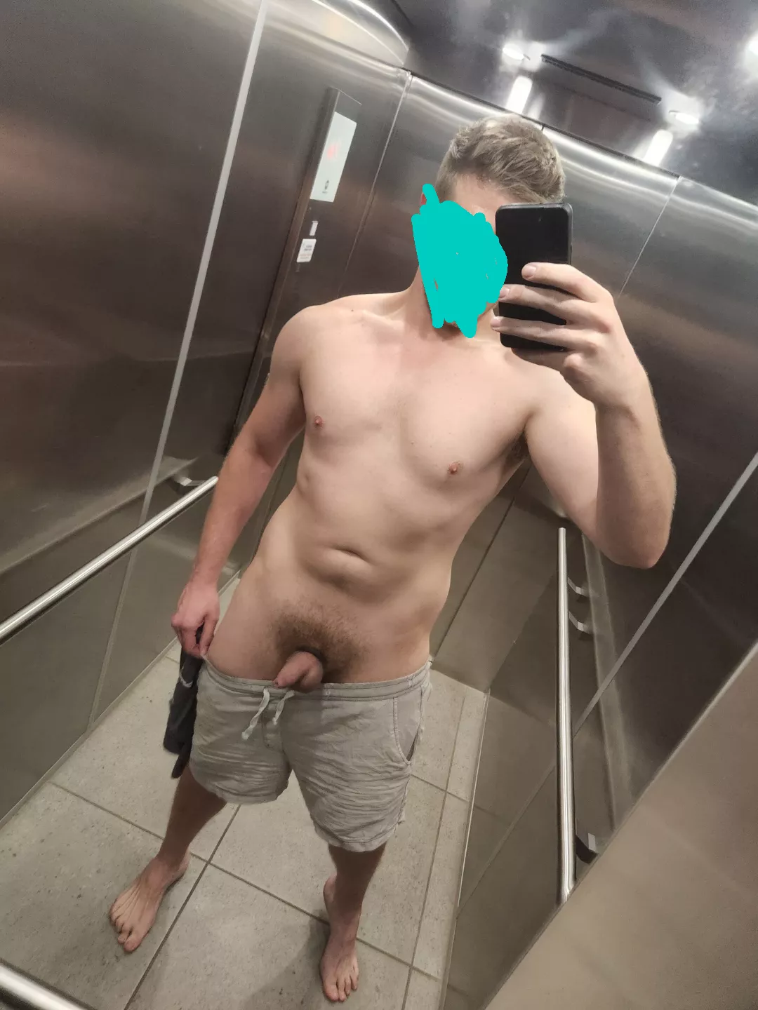 In the apartment elevator  posted by Wonderful_Lawyer6518