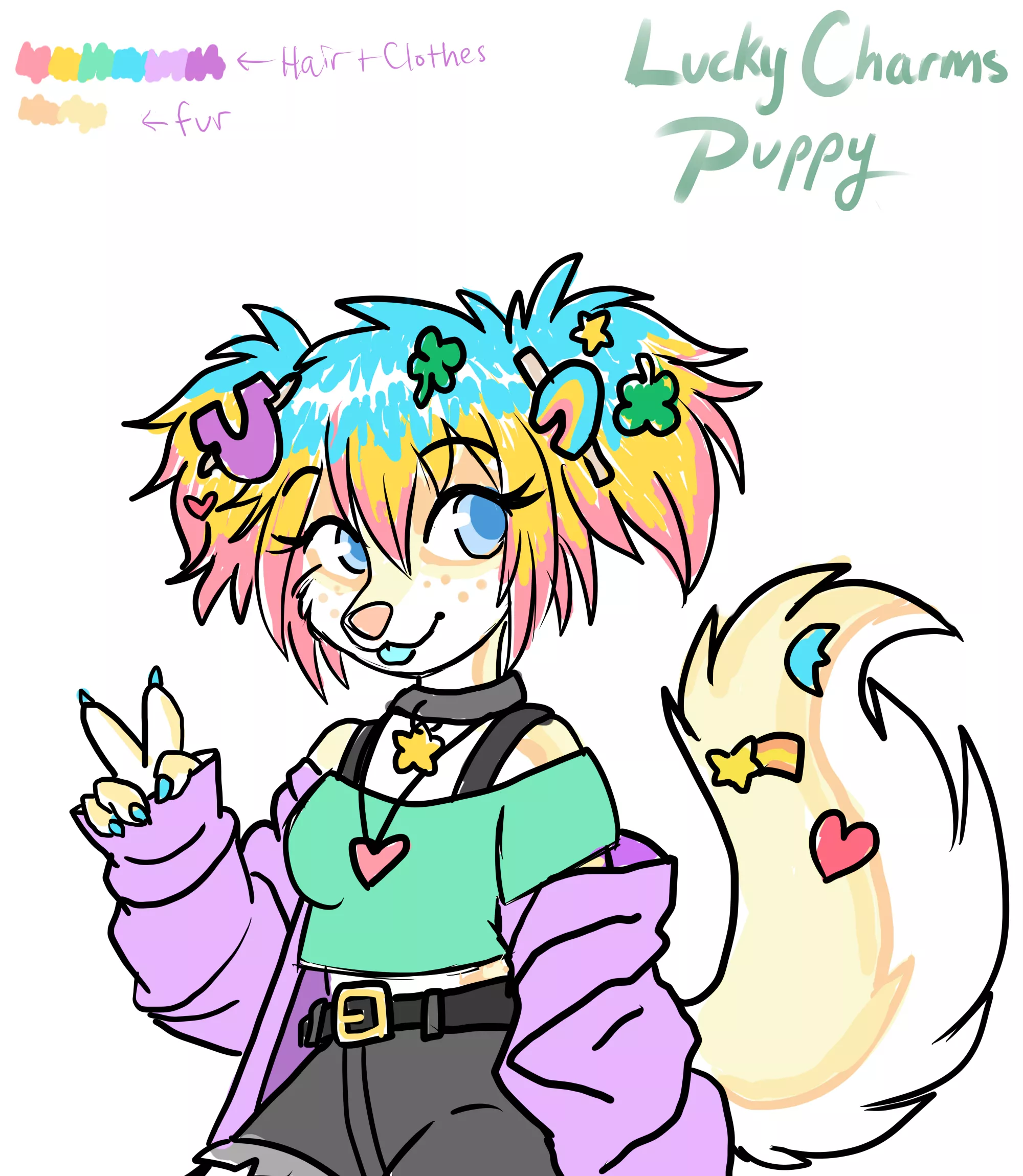 Lucky Charms Puppy - Adoptable posted by Glittering-Amount-68