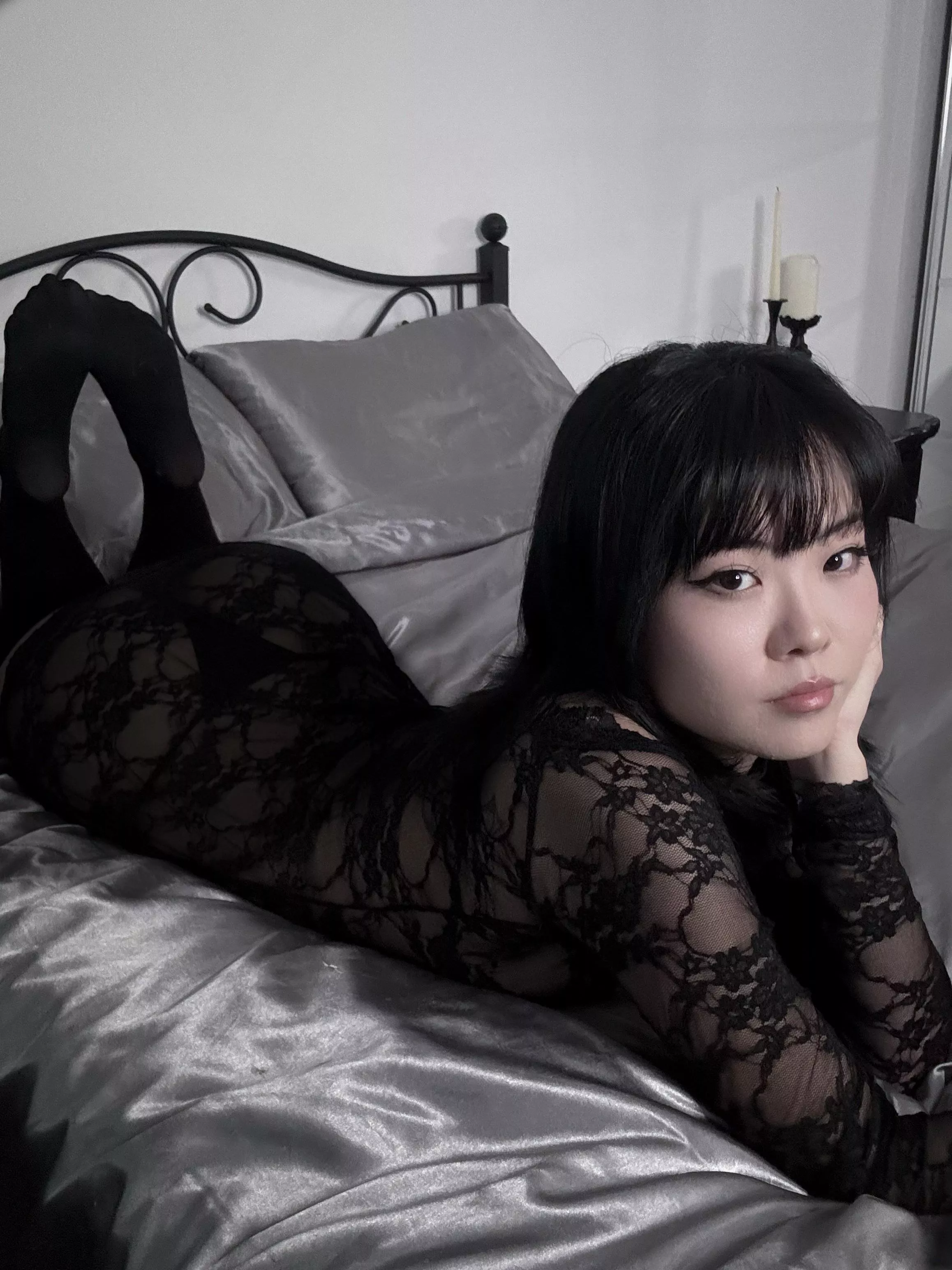 my eyes are up here 🖤 posted by dystorra